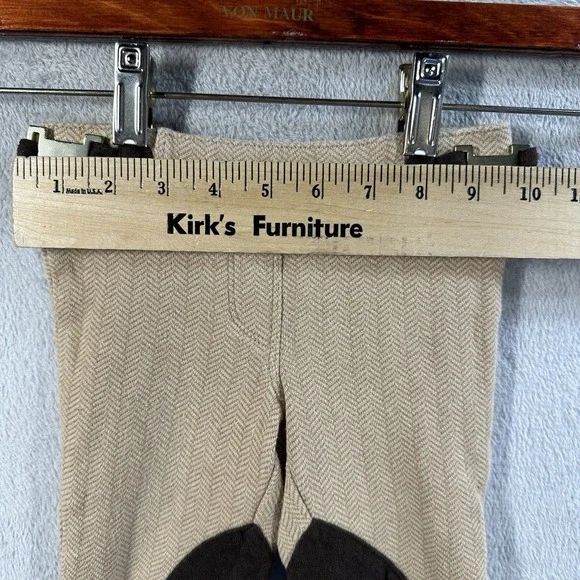 Janie and Jack Girls Tan Riding Pants Toddler Size 2T Knit Equestrian - Picture 2 of 8